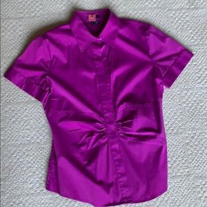 Theory button down top